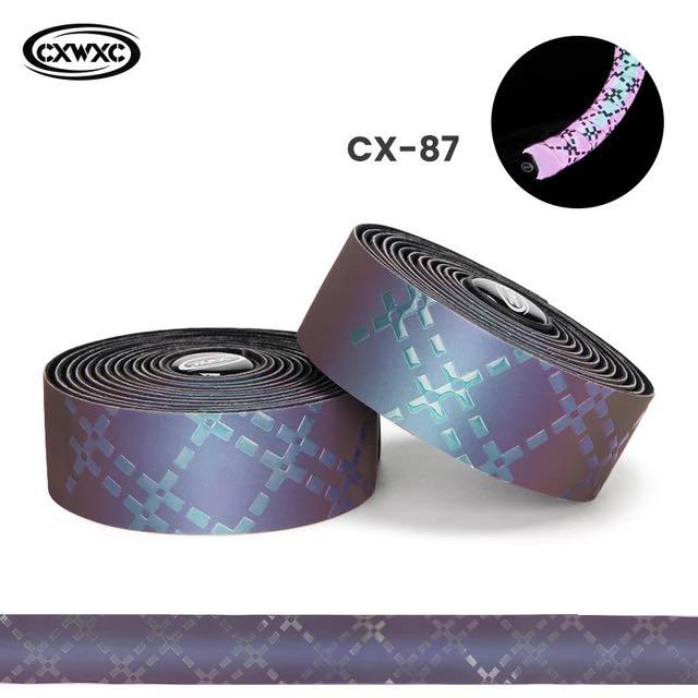 CXWXC single bike handlebar with color changing Road Bike Hand Grip Tape
