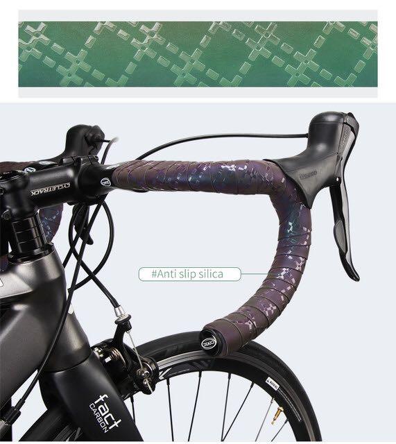 CXWXC single bike handlebar with color changing Road Bike Hand Grip Tape
