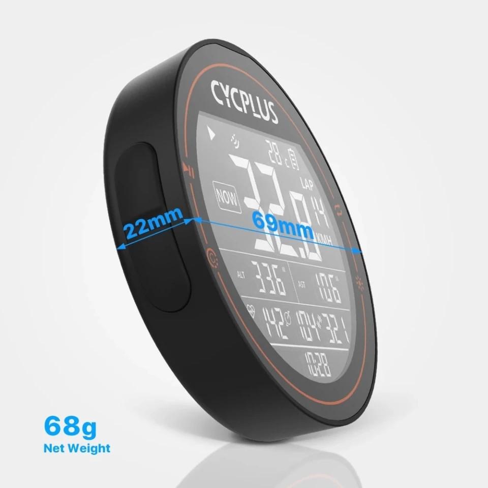 Ordinateur/compteur de vélo étanche sans fil CYCPLUS M2 avec support