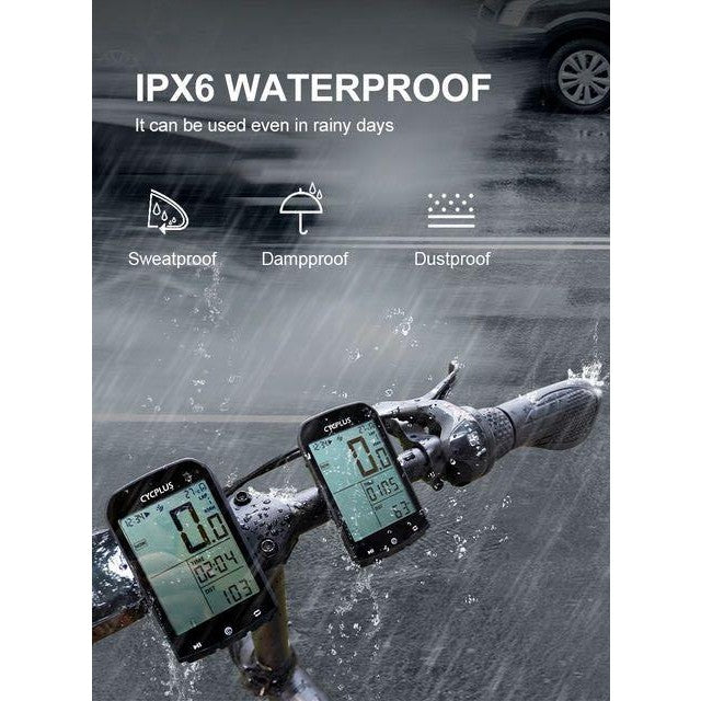 Cycplus M1 Wireless Cycling Computer Waterproof Bicycle Meter Bluetooth English Version GPS Cycling Computer English Ver