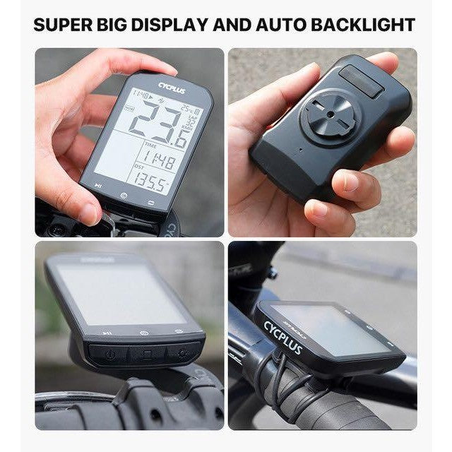 Cycplus M1 Wireless Cycling Computer Waterproof Bicycle Meter Bluetooth English Version GPS Cycling Computer English Ver