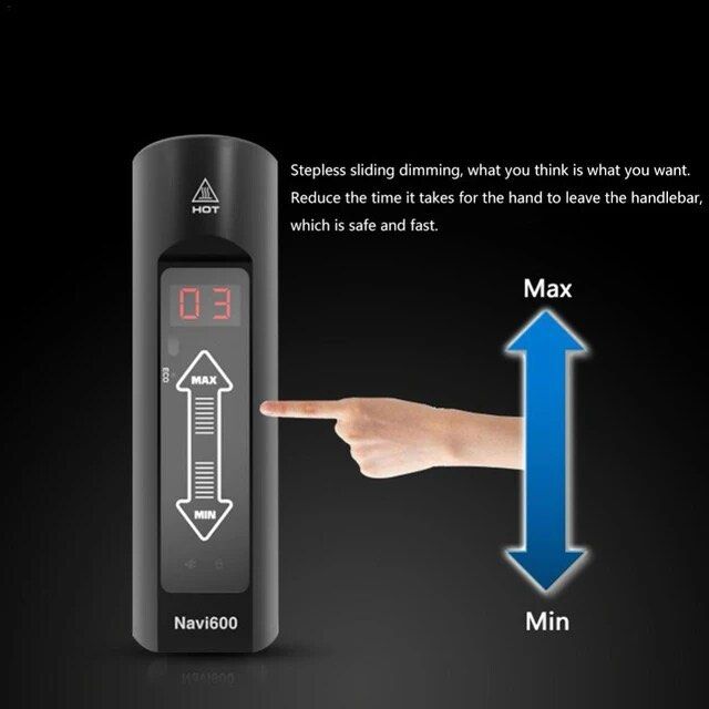 Enfitnix Navi600 phare de vélo tactile 600 lumen éclairage de vélo étanche chargement USB