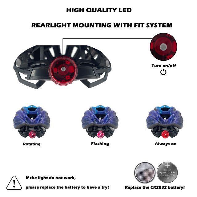 Casque de vélo Exclusky pour enfants et jeunes avec équipement de protection solaire amovible pour feu arrière
