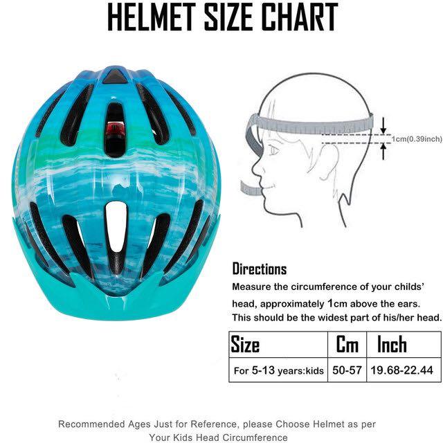 Casque de vélo Exclusky pour enfants et jeunes avec équipement de protection solaire amovible pour feu arrière