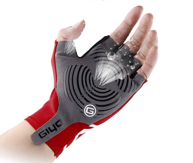 Gants de VTT printemps et été Giyo antidérapants respirants à haute élasticité 