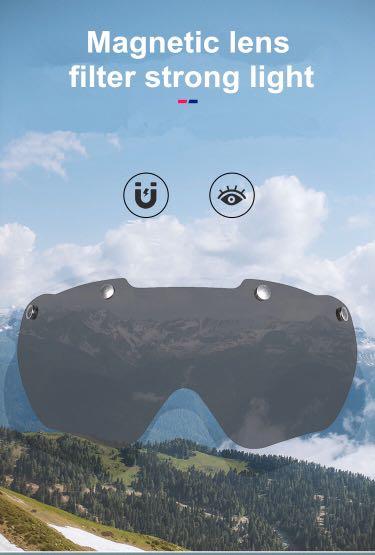 GUB K100 Plus Casque de vélo/route avec lunettes Sun Gear Feux arrière avant et arrière