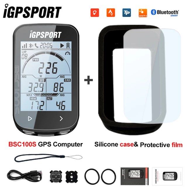 Ordinateur de vélo IGPSPORT BSC100s ordinateur de vélo étanche GPS Bluetooth ANT +