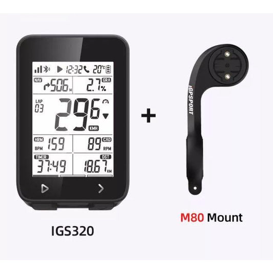 iGPSPORT iGS320 New Generation Wireless Bike Meter Car Meter/Meter Bluetooth ANT+ Connects to Wireless Bike GPS Computer