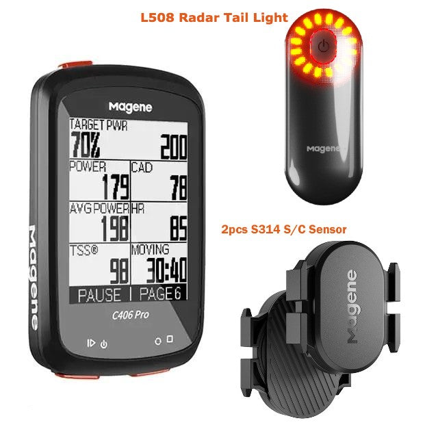 Magene C406 Pro S314 capteurs Version internationale
 sans fil vélo compteur ensemble ordinateur de vélo Combo
