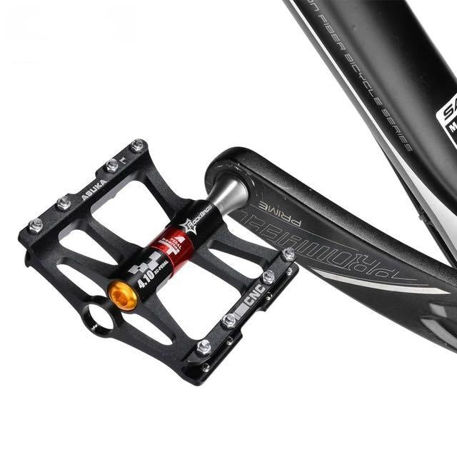 Pédales Rockbros en alliage d'aluminium, pédales de vélo de conception légère, étanches à l'eau et à la poussière 