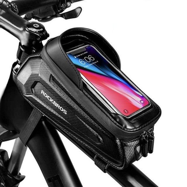 Sac de vélo étanche Rockbros 6,8" avec étui de téléphone entièrement étanche