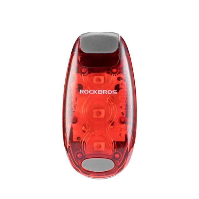 Rockbros – feu arrière de vélo polyvalent, feu arrière pour casque, sac de vélo 