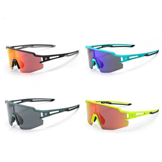 Rockbros lunettes de sport lunettes polarisées demi-monture photochromique protection solaire lunettes d'extérieur