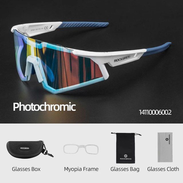 Lunettes de soleil Rockbros, lunettes de protection solaire, lunettes photochromiques, sports de plein air