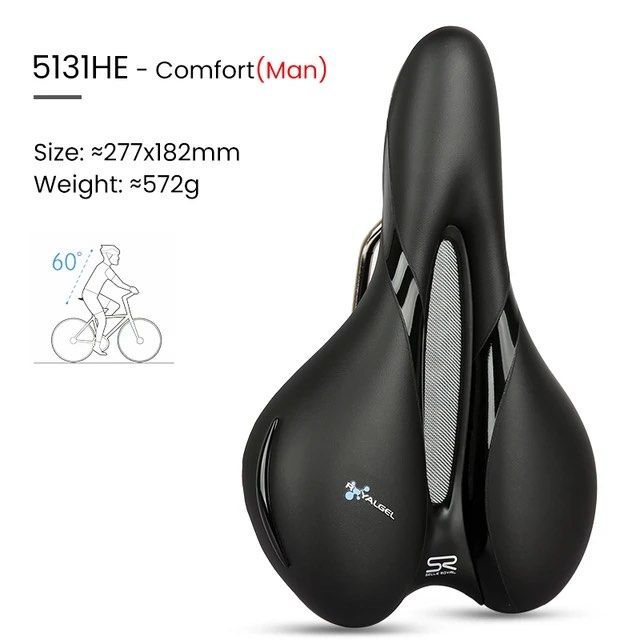 Coussins de siège de vélo Selle Royal, respirants et absorbant les chocs, pour hommes et femmes
