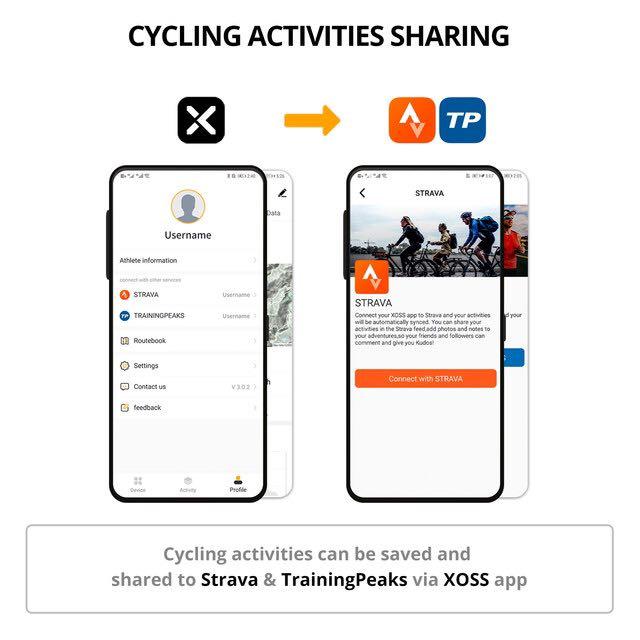 Xoss G+ Walker Capteur d'ordinateur de vélo sans fil Brassard de fréquence cardiaque Ensemble 3 en 1